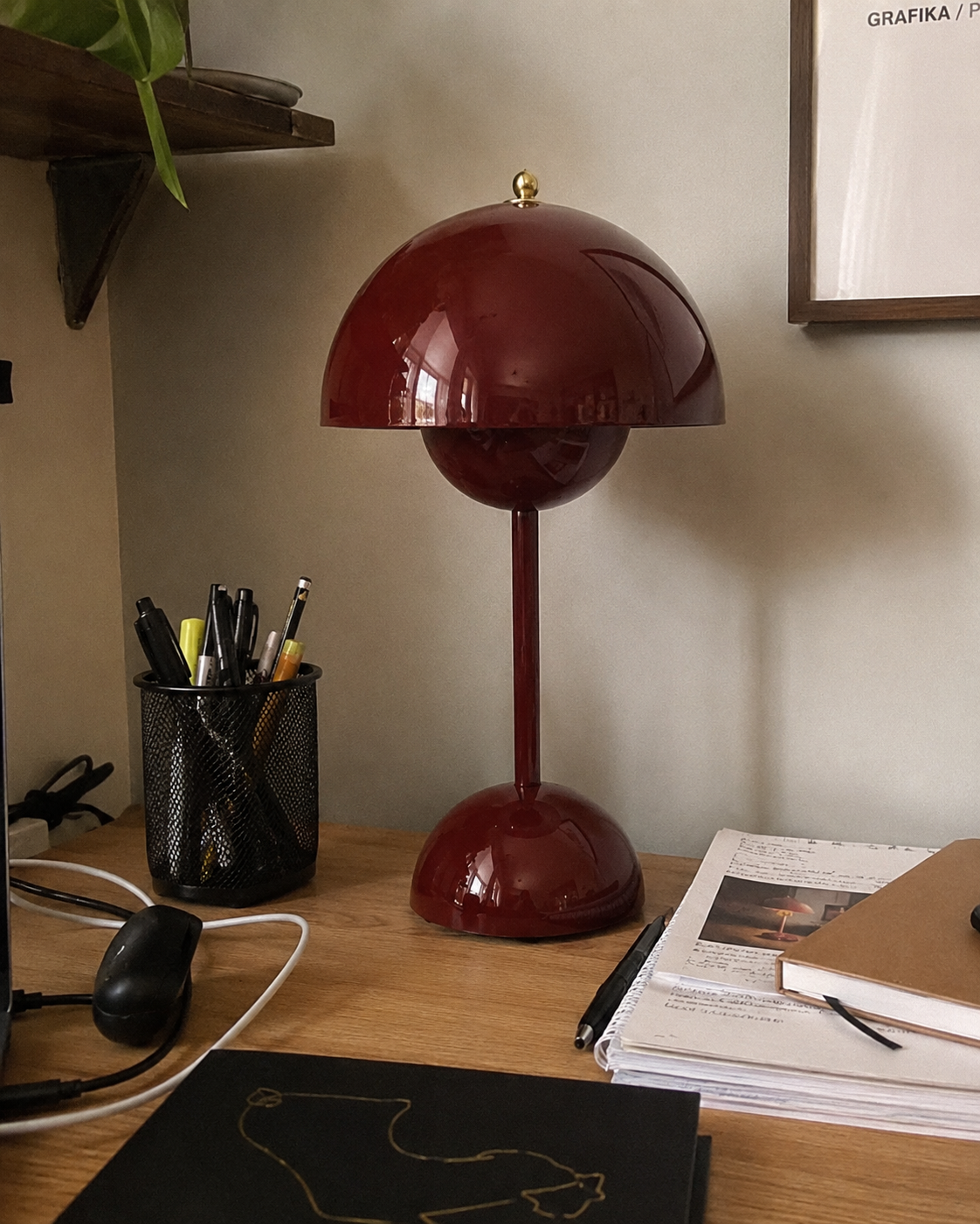 Ada | Mushroom Dome Cordless Table Lamp