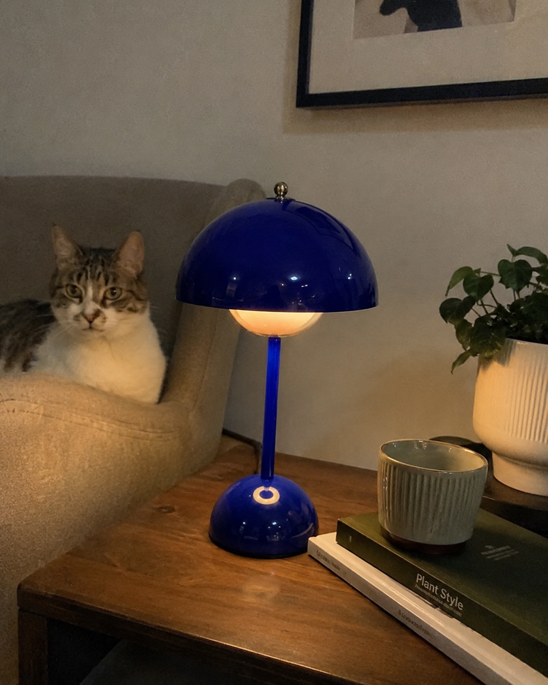 Ada | Mushroom Dome Cordless Table Lamp