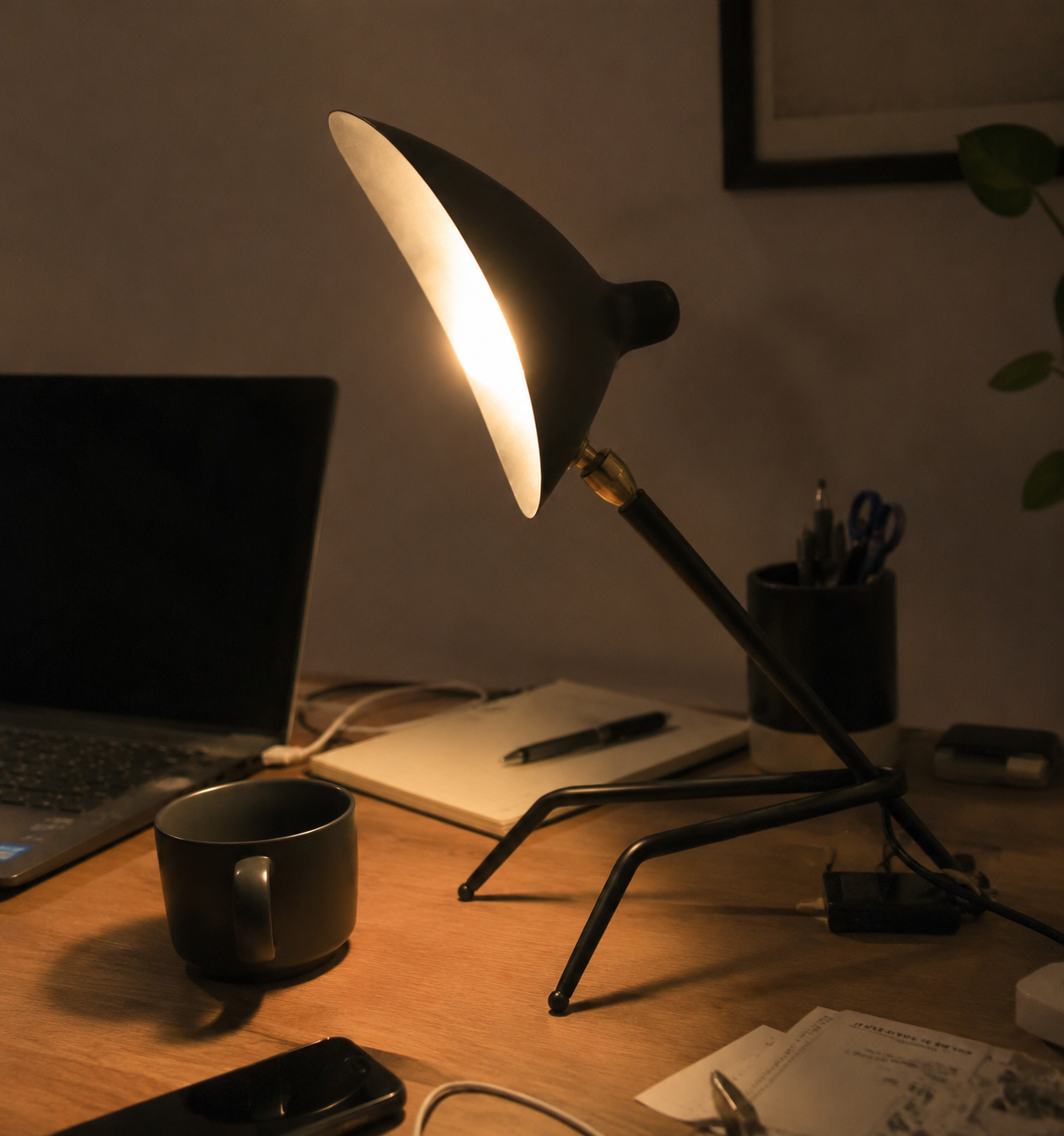 Silas | Tripod Table Lamp