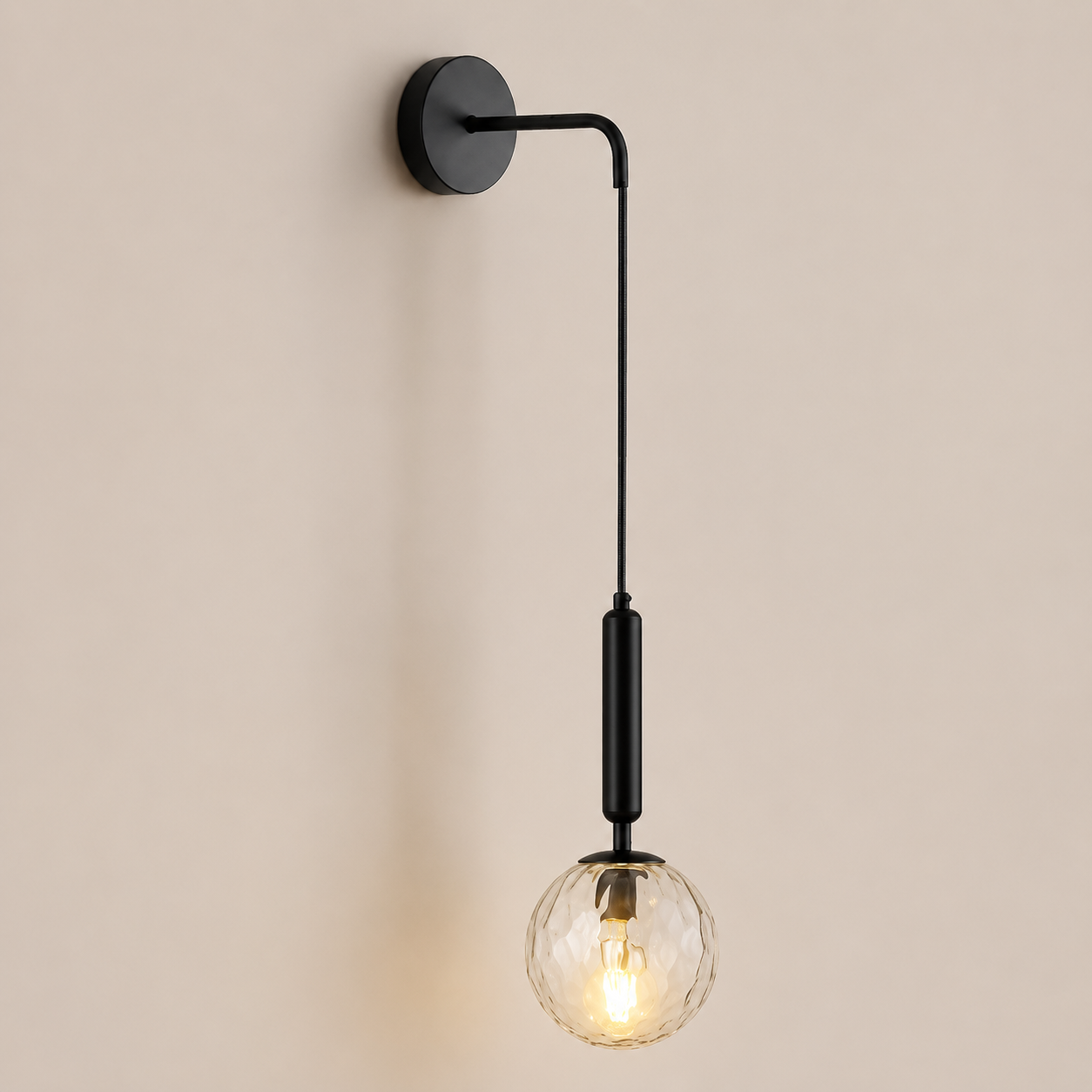 Juno | Long-Arm Globe Wall Sconce