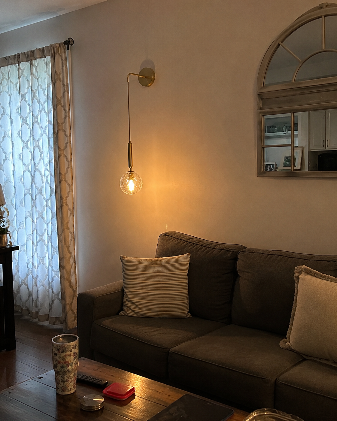 Juno | Long-Arm Globe Wall Sconce