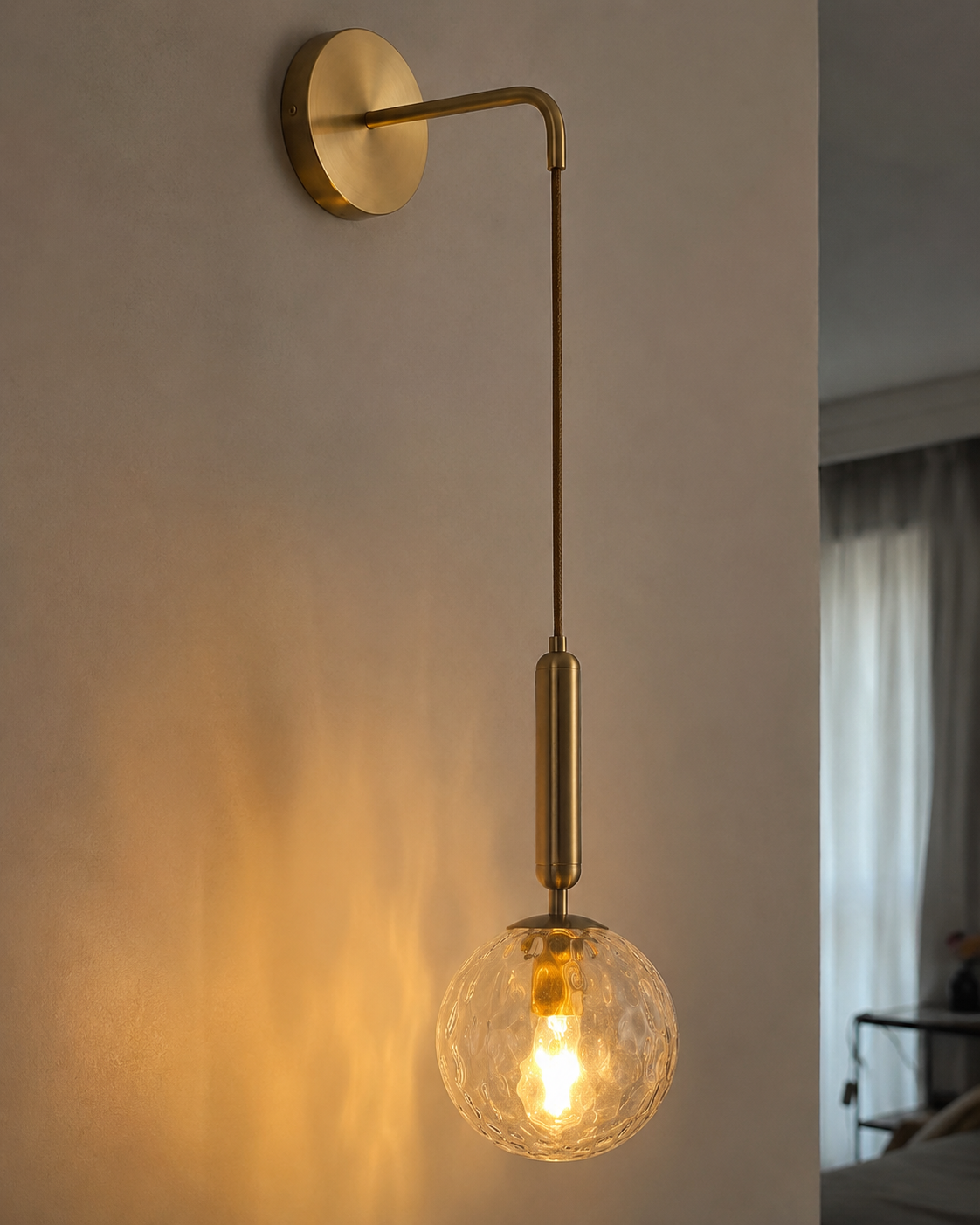 Juno | Long-Arm Globe Wall Sconce