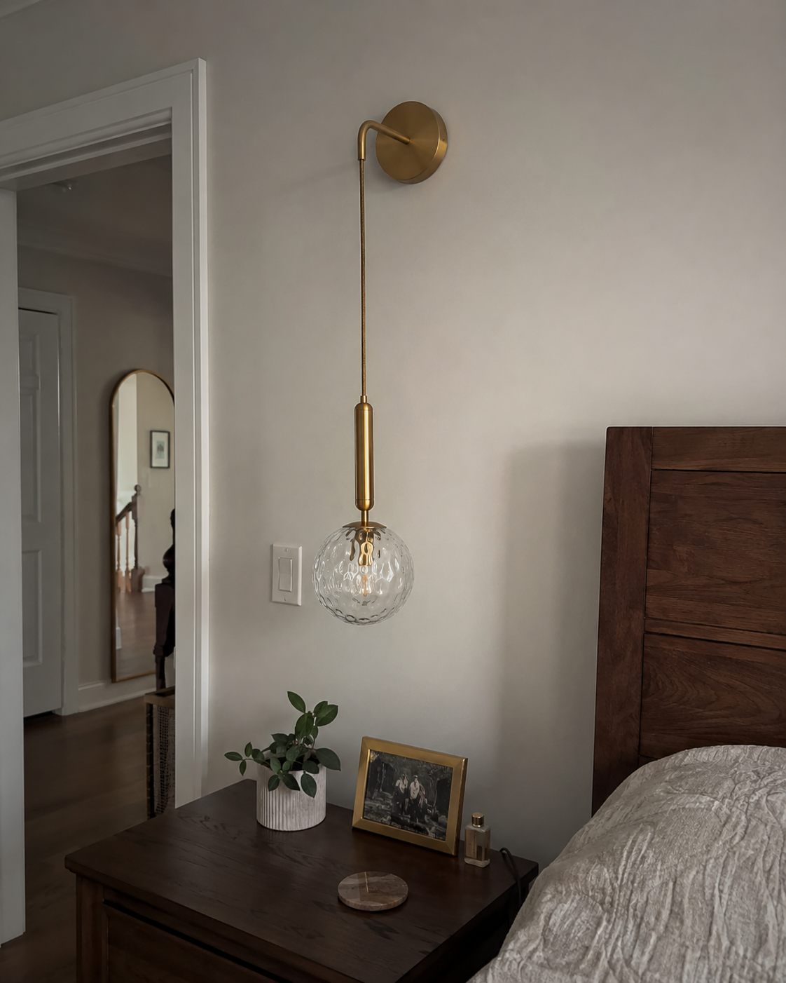 Juno | Long-Arm Globe Wall Sconce