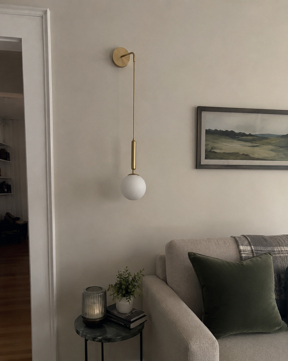 Juno | Long-Arm Globe Wall Sconce