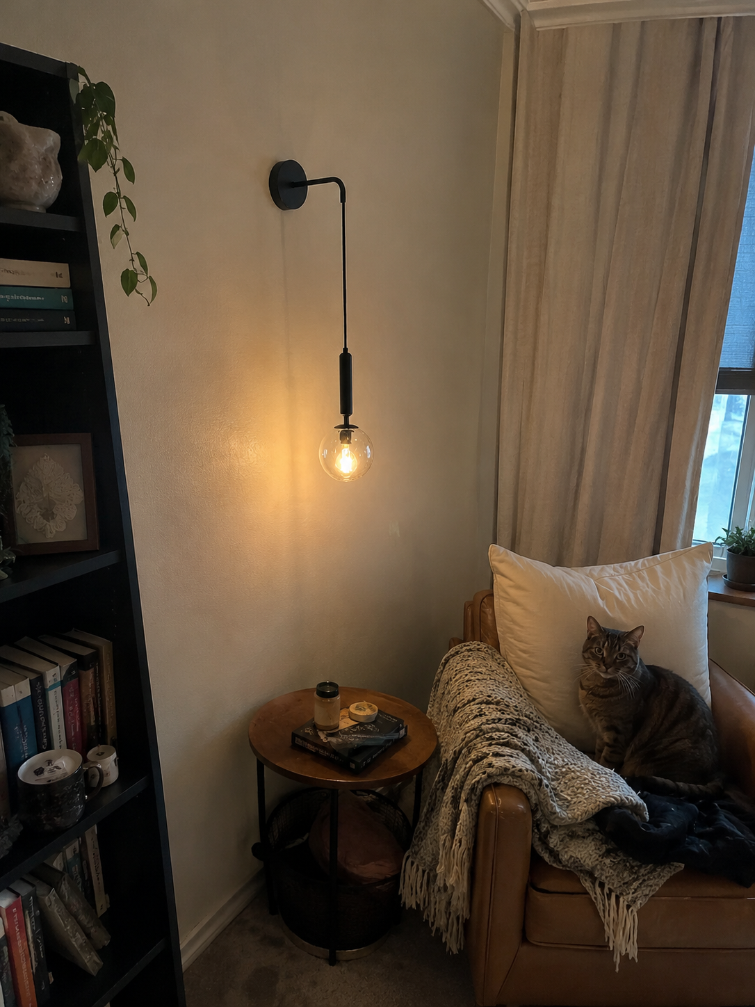 Juno | Long-Arm Globe Wall Sconce