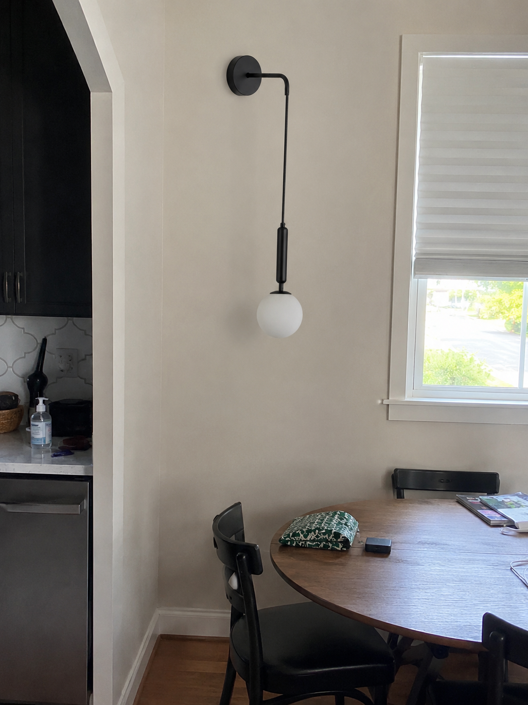 Juno | Long-Arm Globe Wall Sconce
