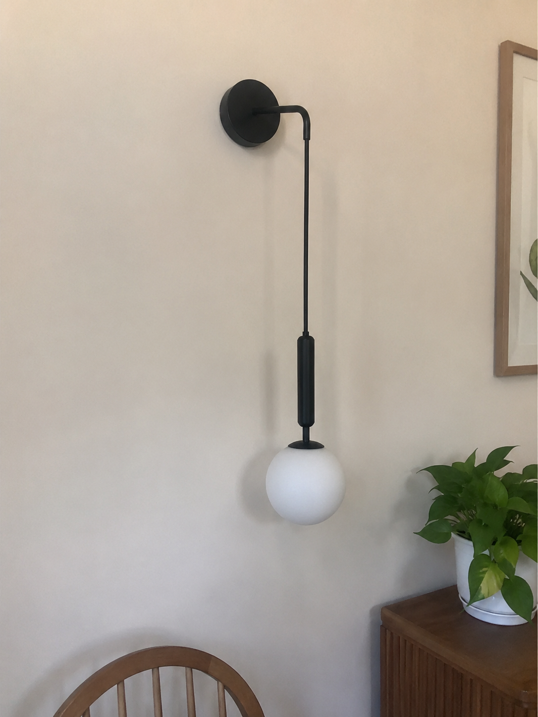 Juno | Long-Arm Globe Wall Sconce