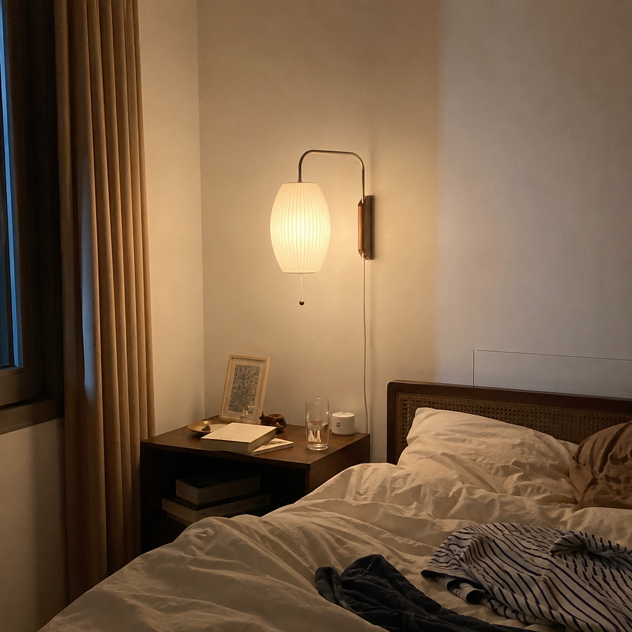 Kai | Silk Cocoon Wall Sconce