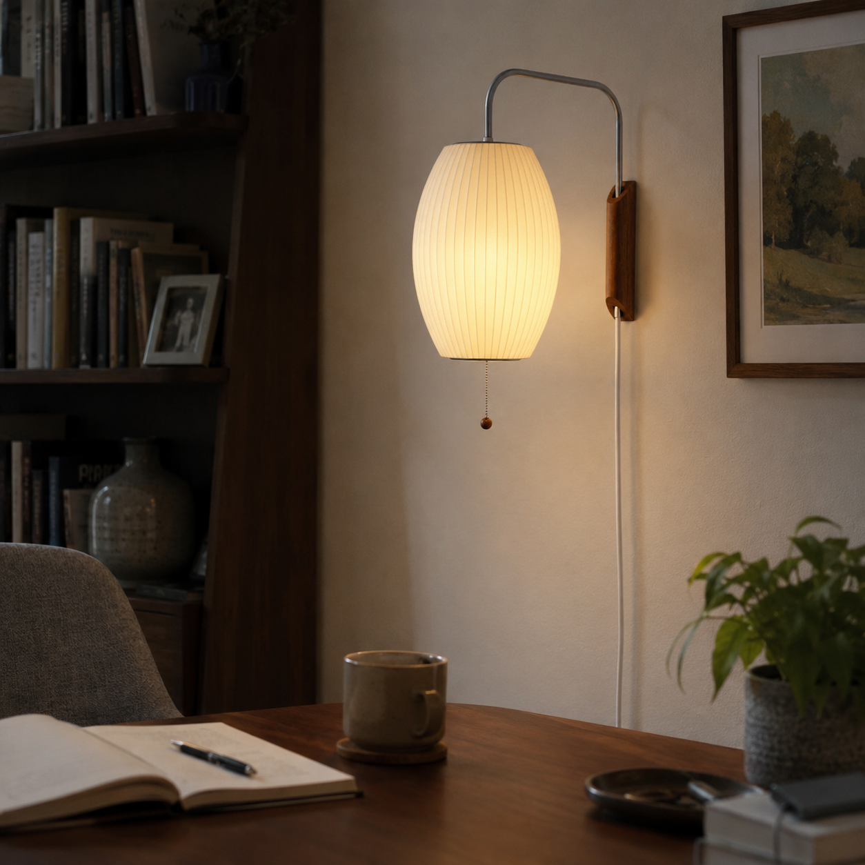 Kai | Silk Cocoon Wall Sconce