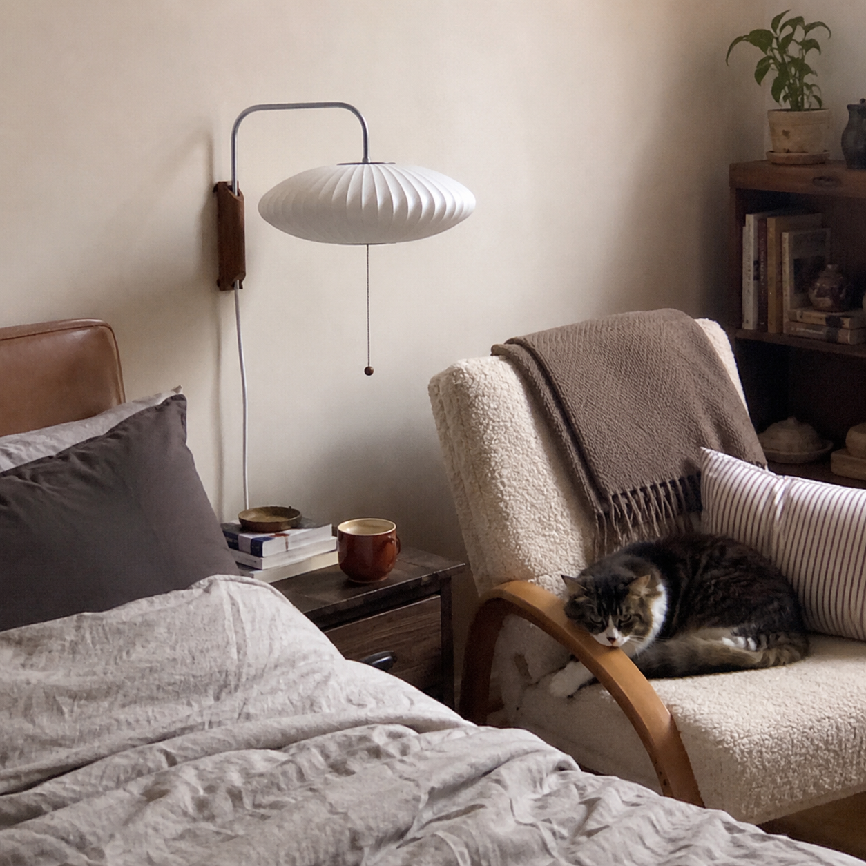 Kai | Silk Cocoon Wall Sconce