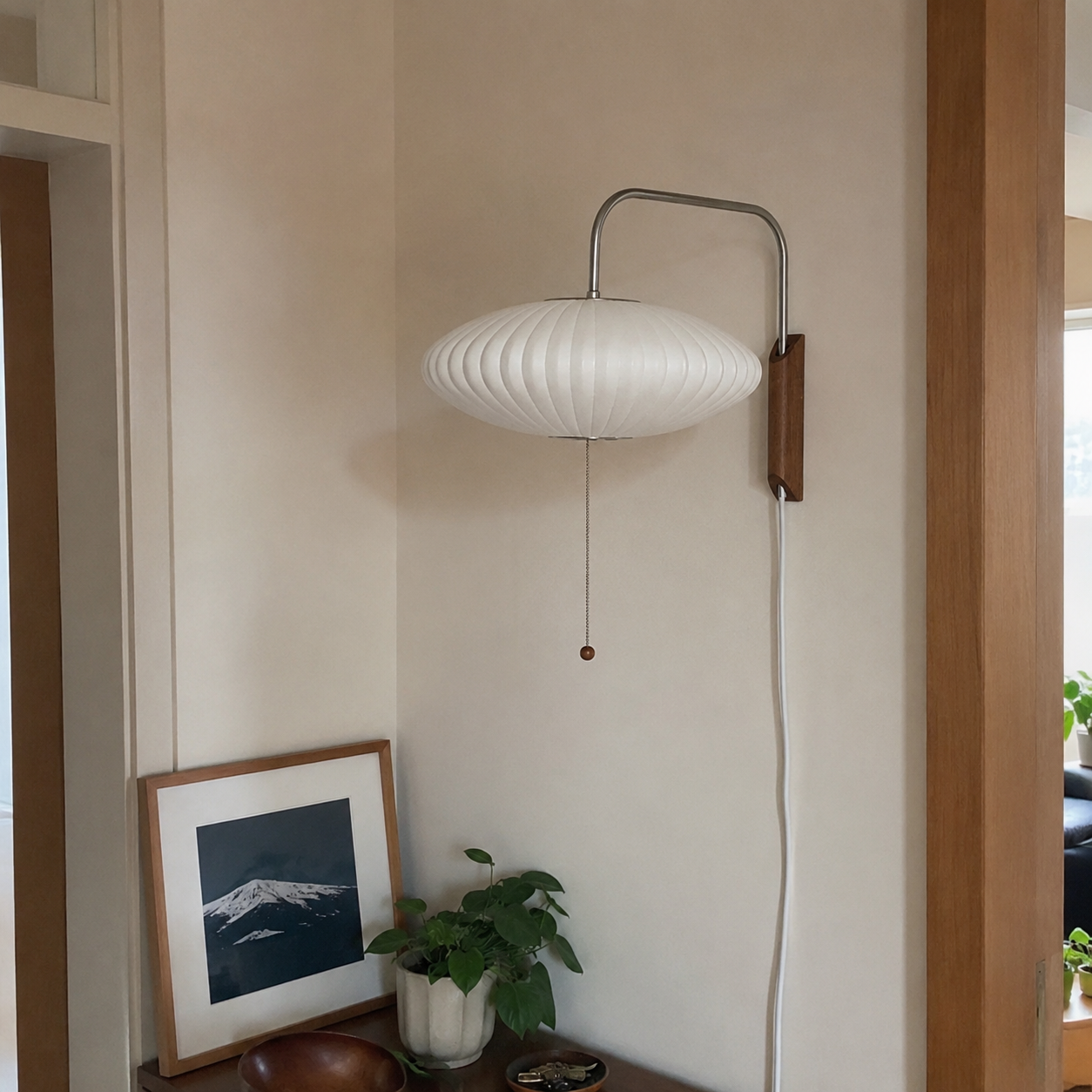 Kai | Silk Cocoon Wall Sconce