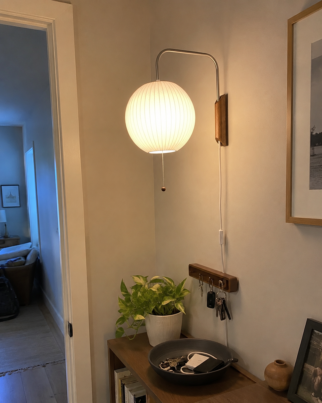 Kai | Silk Cocoon Wall Sconce