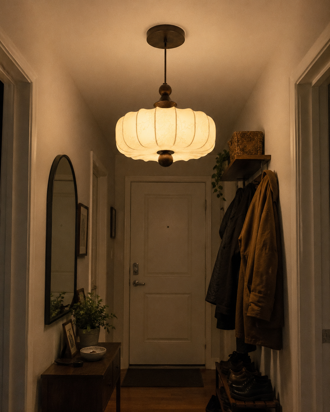 Juliette | Pleated Petal Pendant