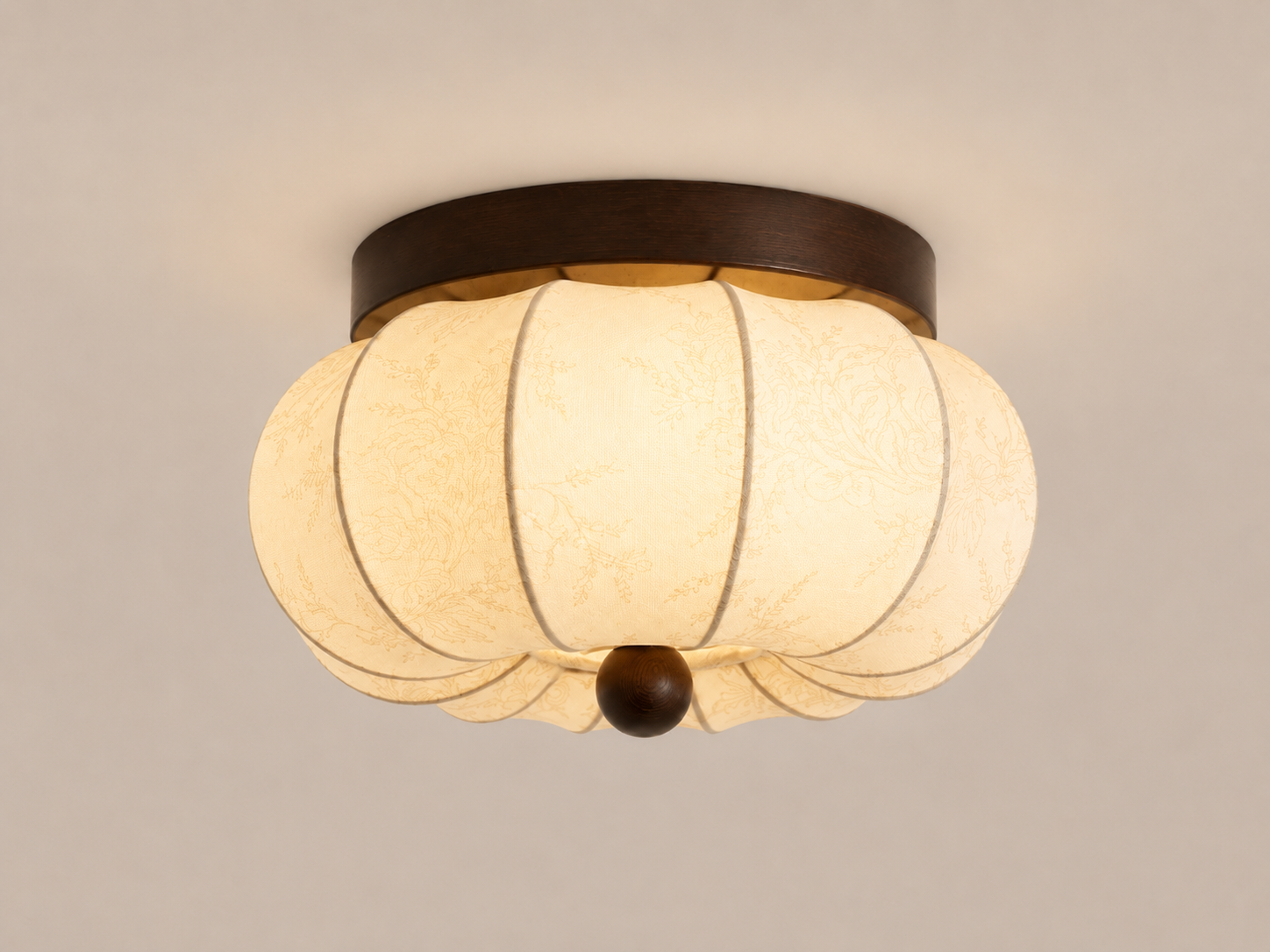 Claire | Pleated Petal Ceiling Light