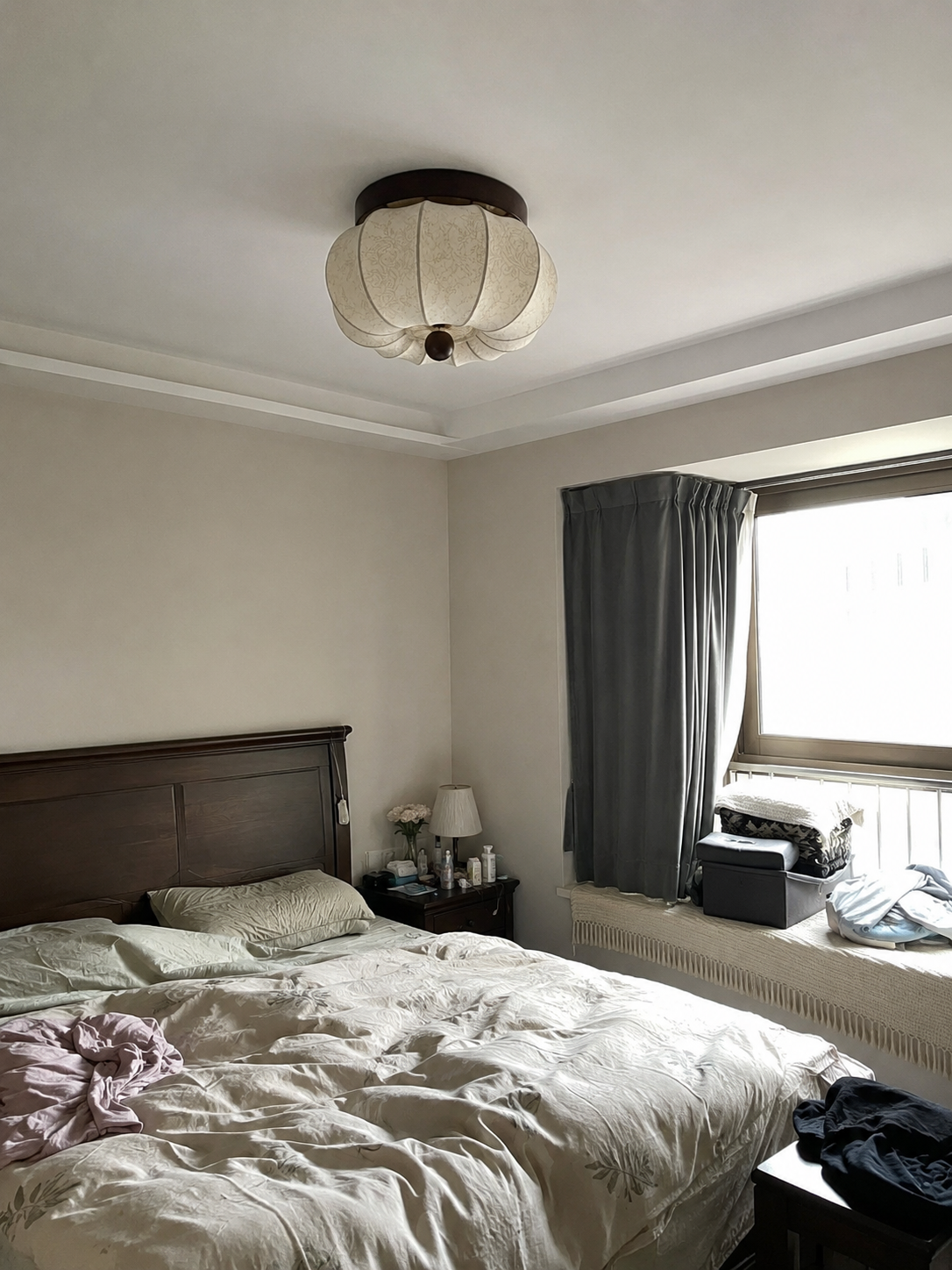 Claire | Pleated Petal Ceiling Light