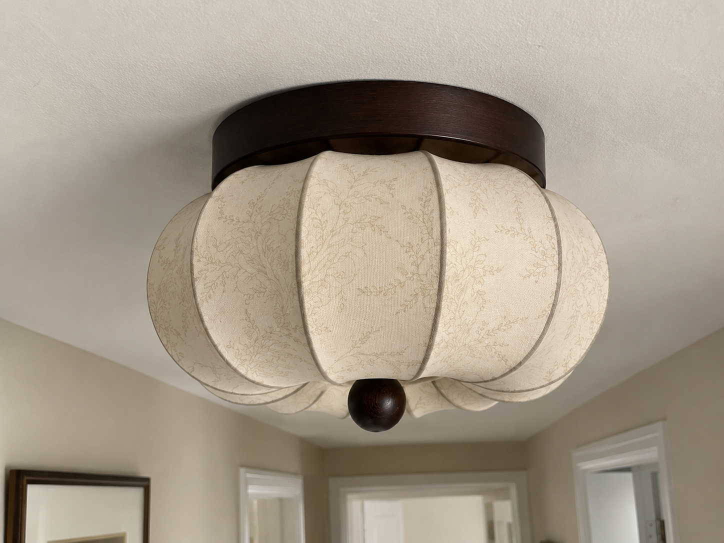 Claire | Pleated Petal Ceiling Light