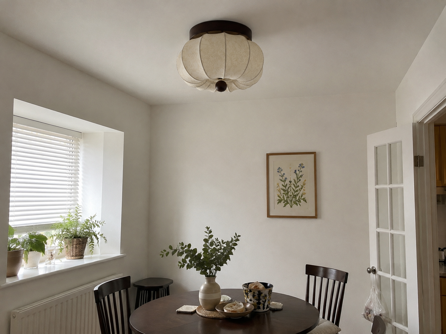 Claire | Pleated Petal Ceiling Light