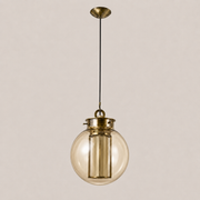 Camilla | Amber Glass Lantern Pendant