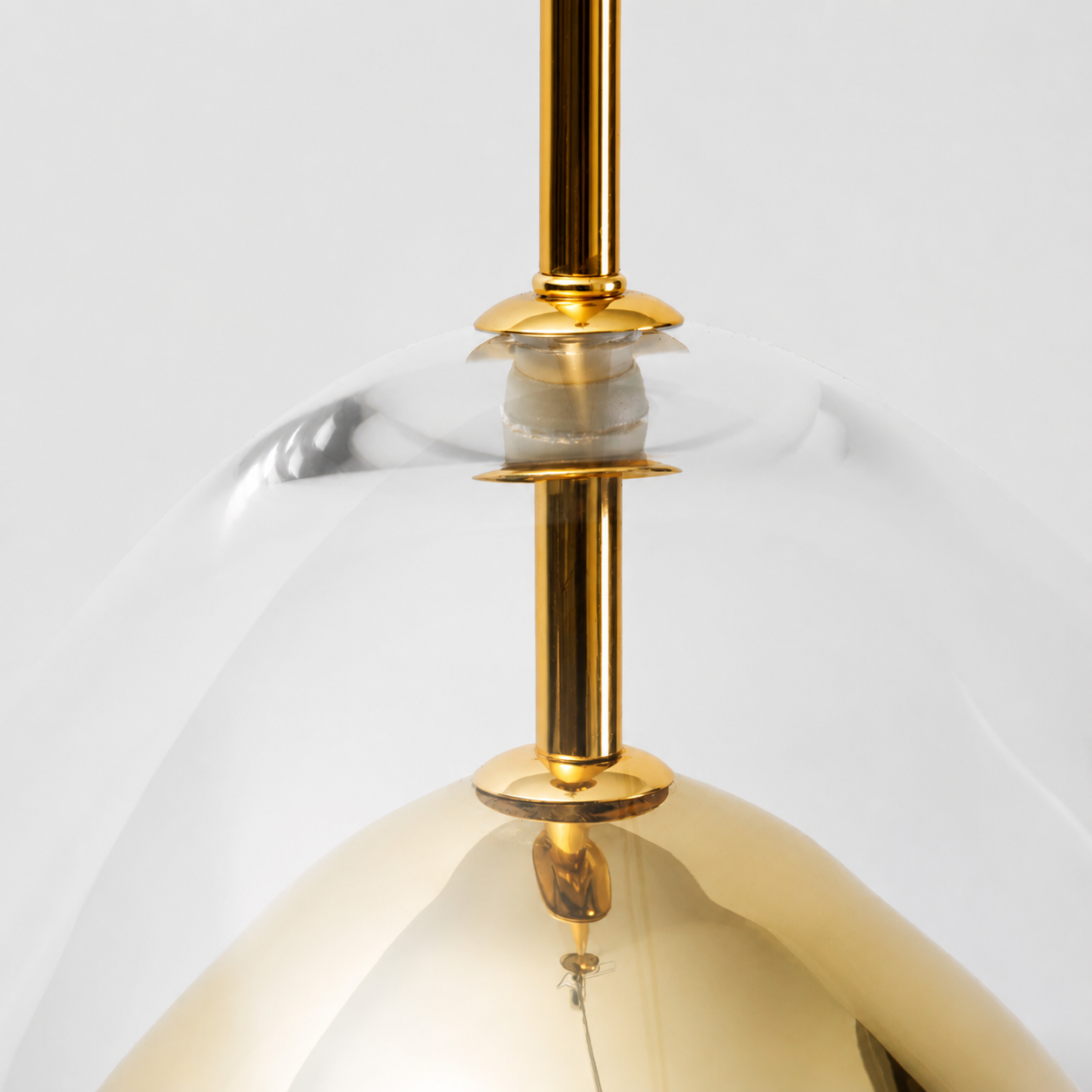 Delphine | Double-Shell Glass Pendant