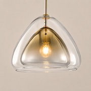 Delphine | Double-Shell Glass Pendant