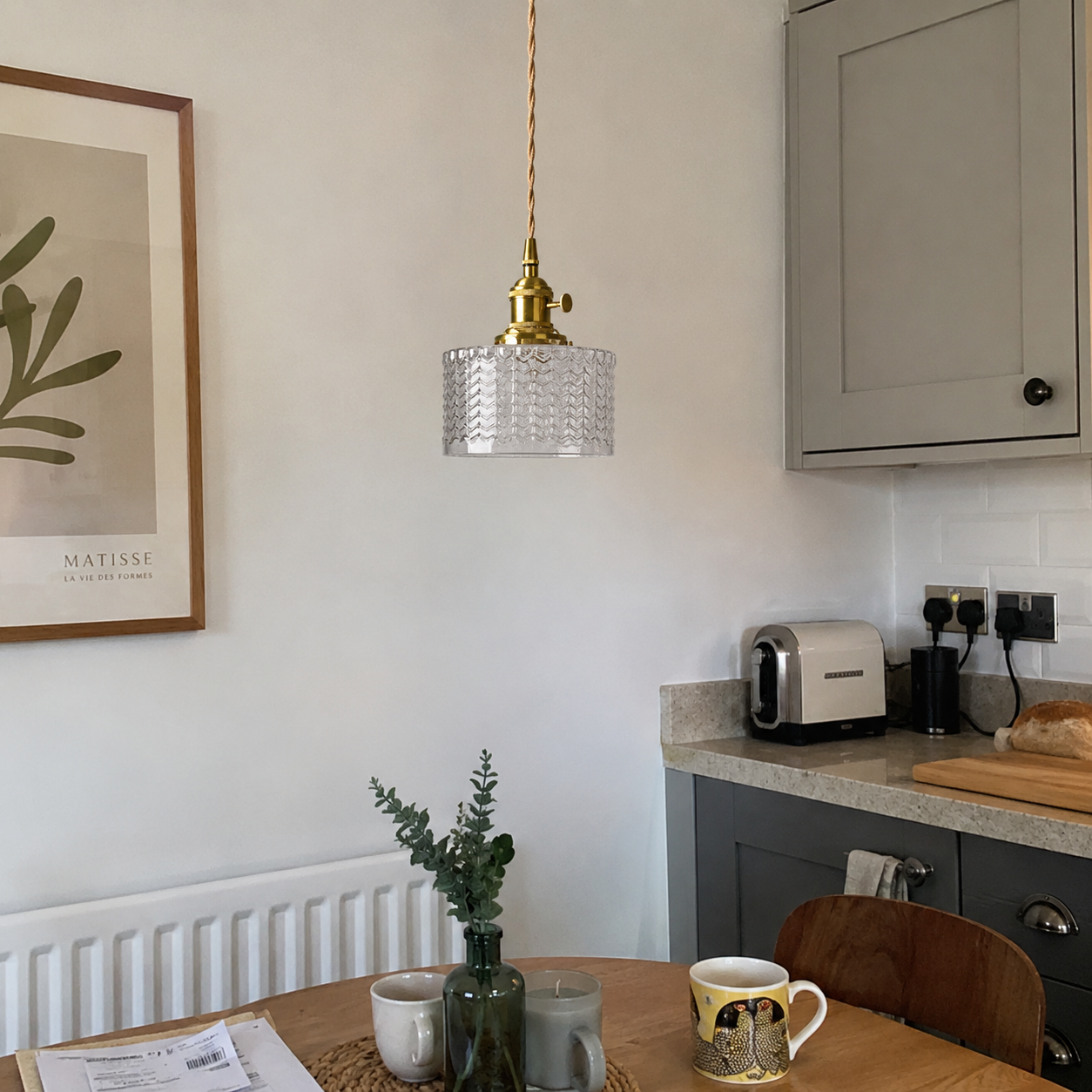 Aurelie | Cafe Glass Pendant