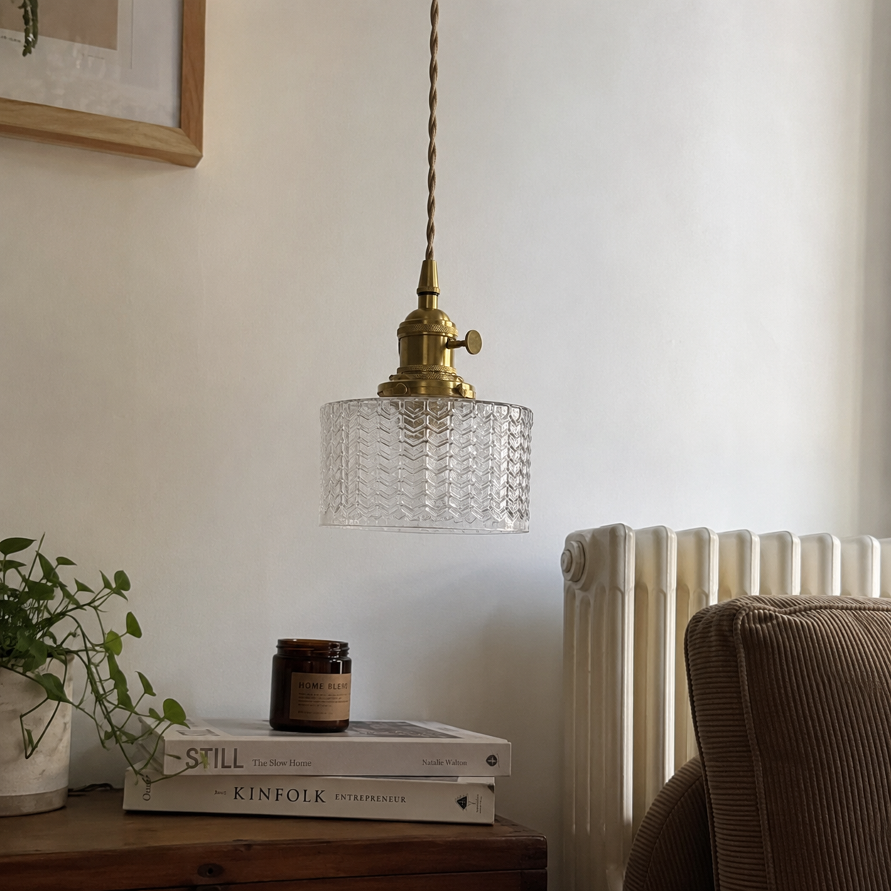 Aurelie | Cafe Glass Pendant