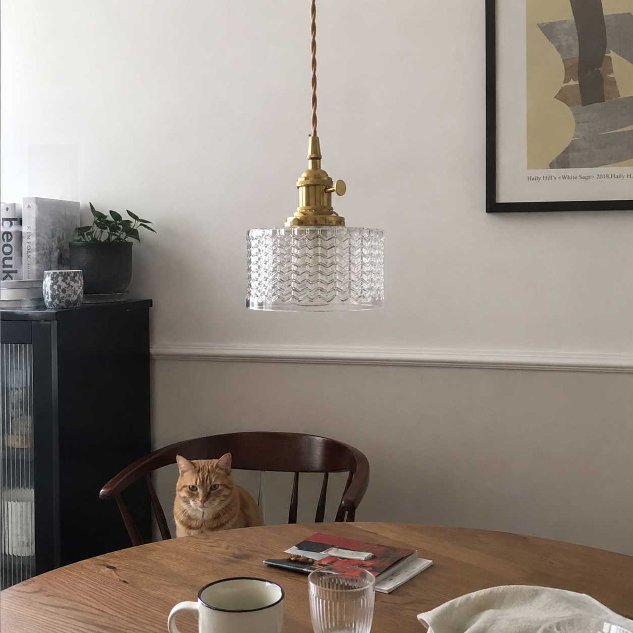 Aurelie | Cafe Glass Pendant