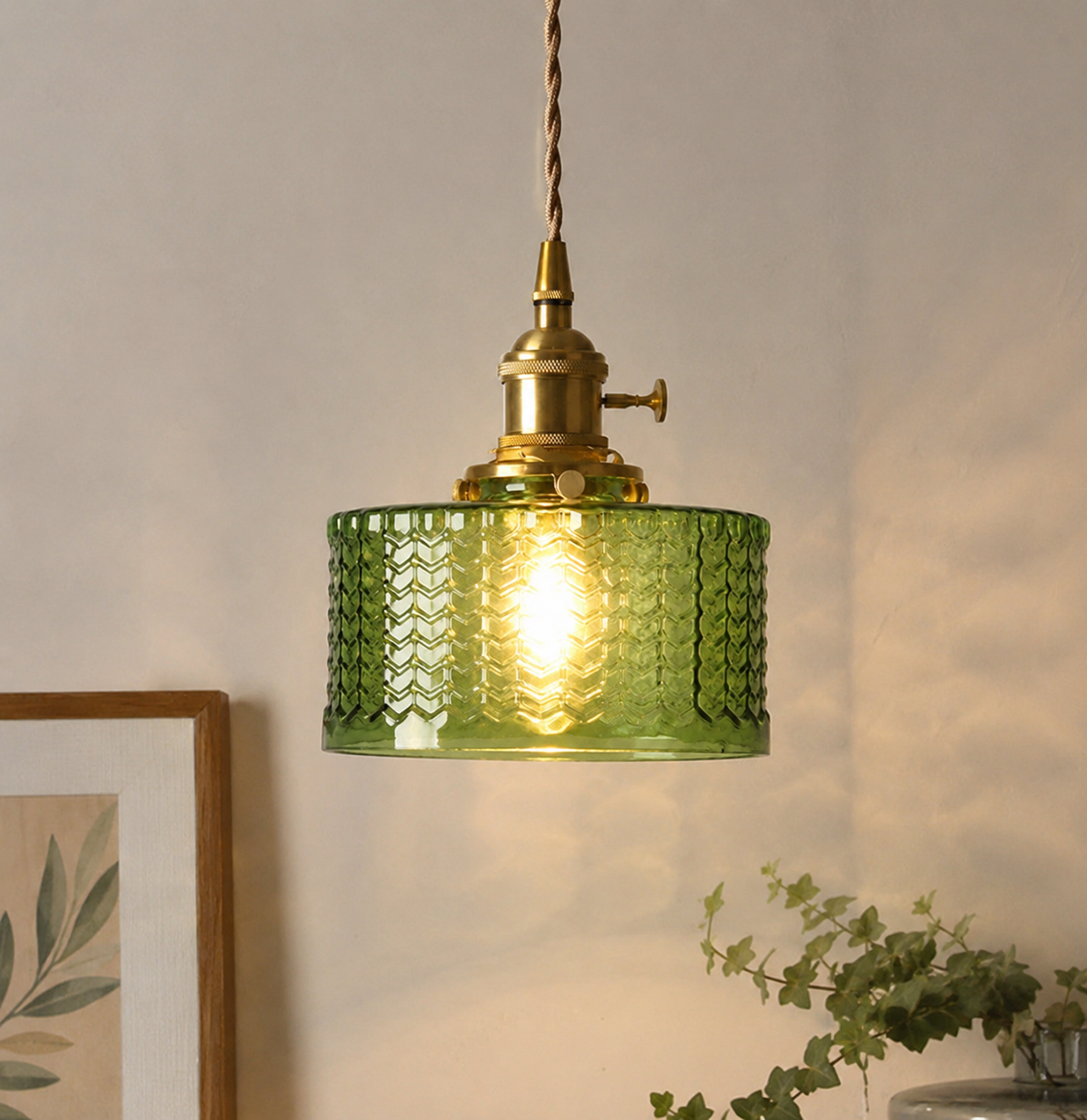 Aurelie | Cafe Glass Pendant