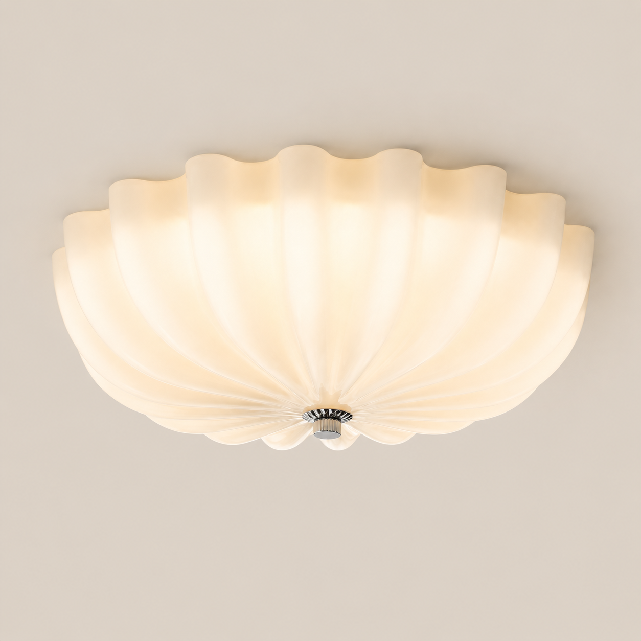 Seraphina | Cream Glass Ceiling Light