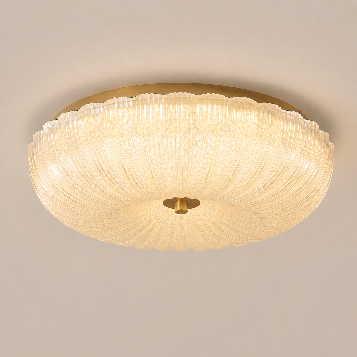 Rosalind | Ripple Edge Glass Ceiling Light