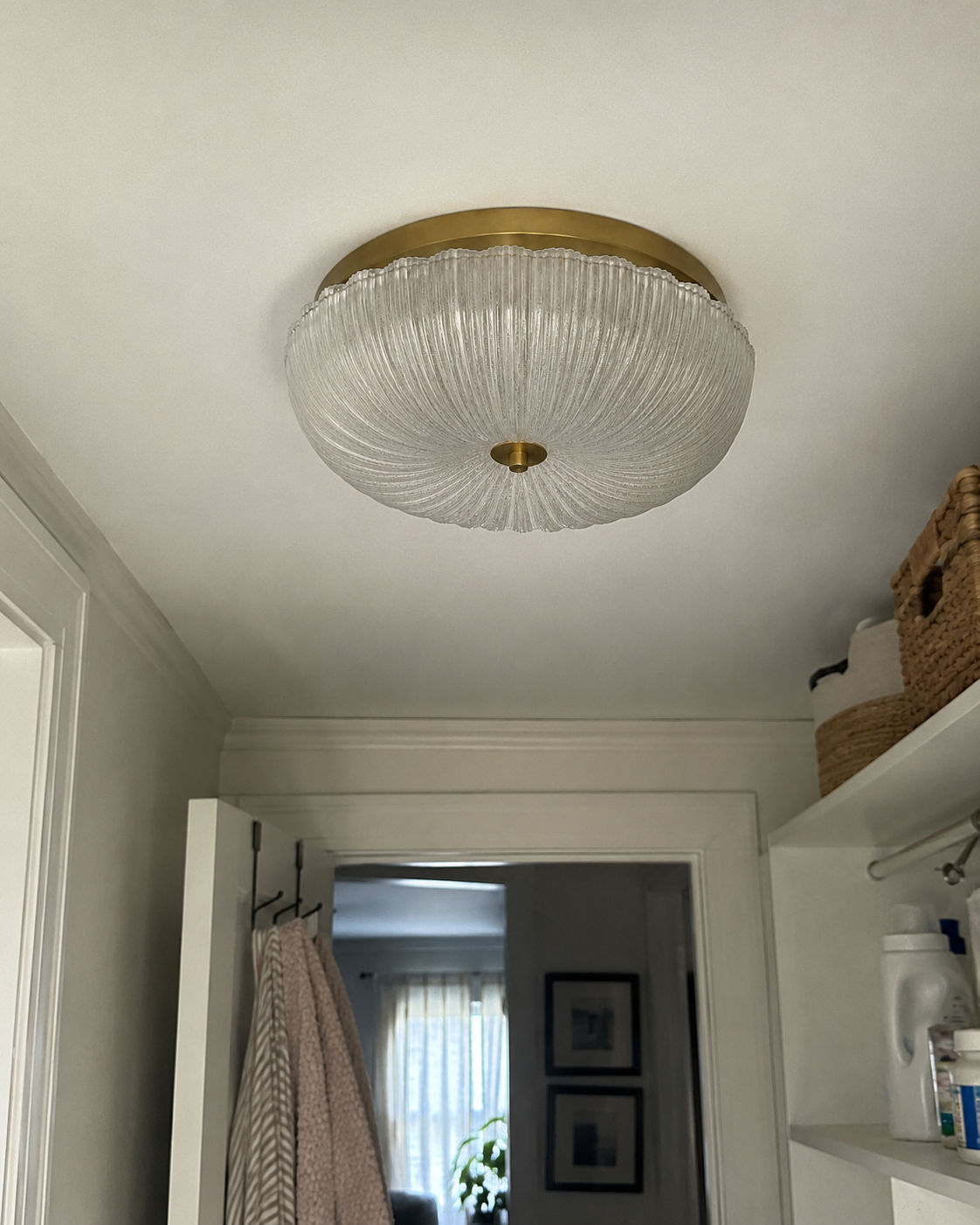 Rosalind | Ripple Edge Glass Ceiling Light