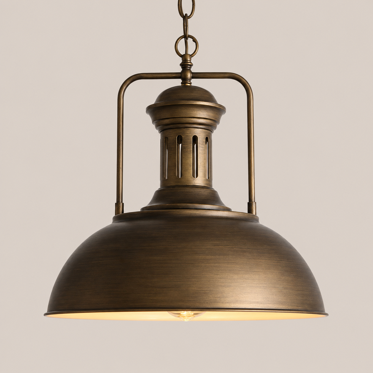 Dexter | Wrought Iron Dome Pendant