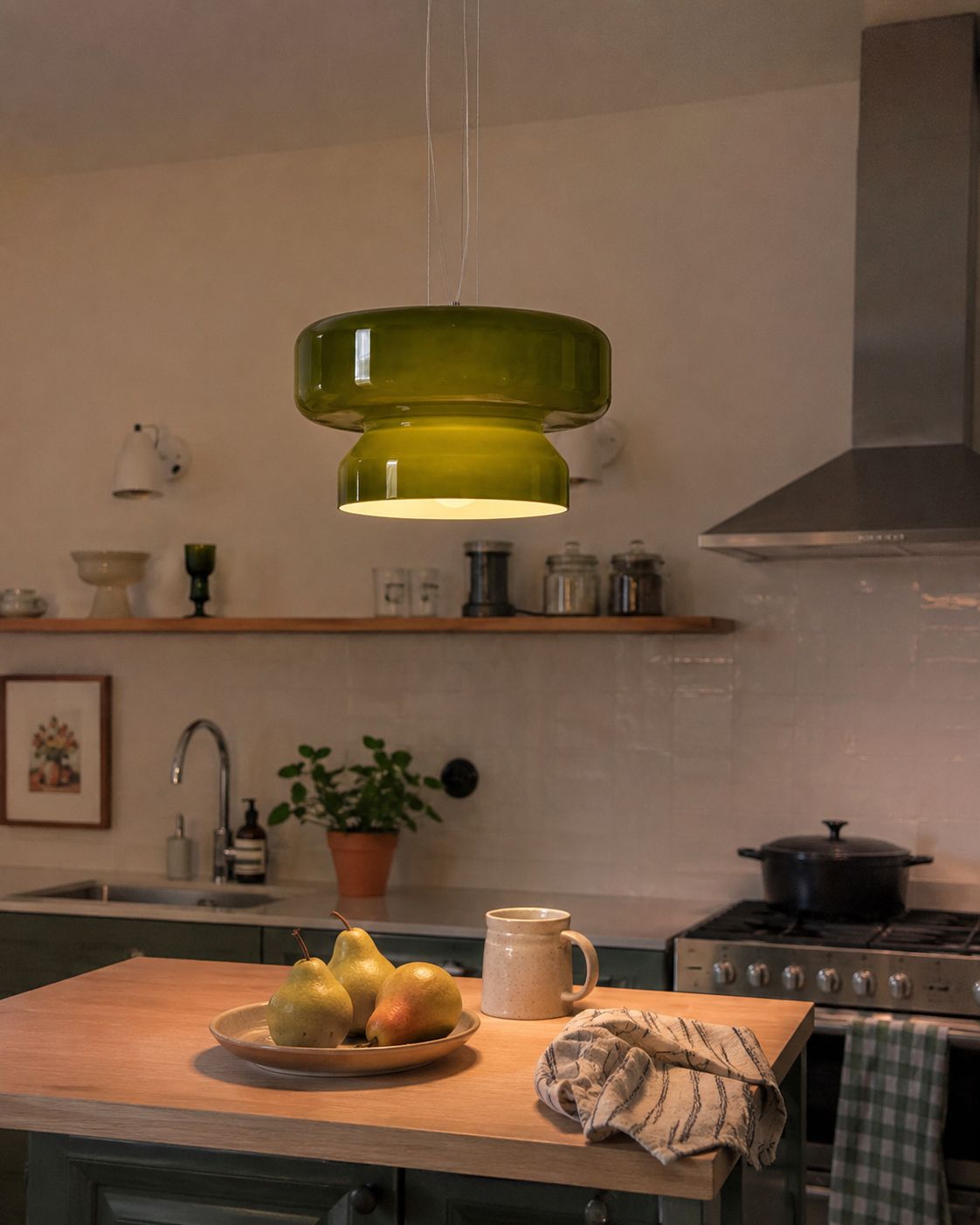 Odessa | Compartment Glass Pendant