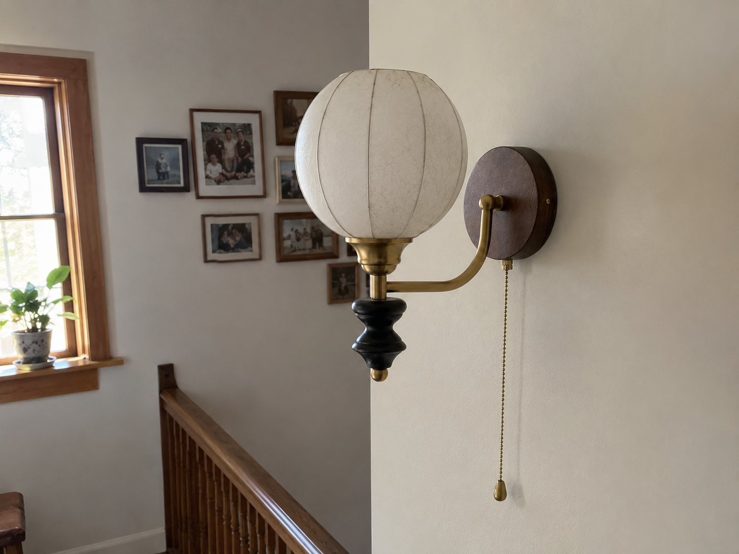 Cordelia | Antique Glass Globe Wall Sconce
