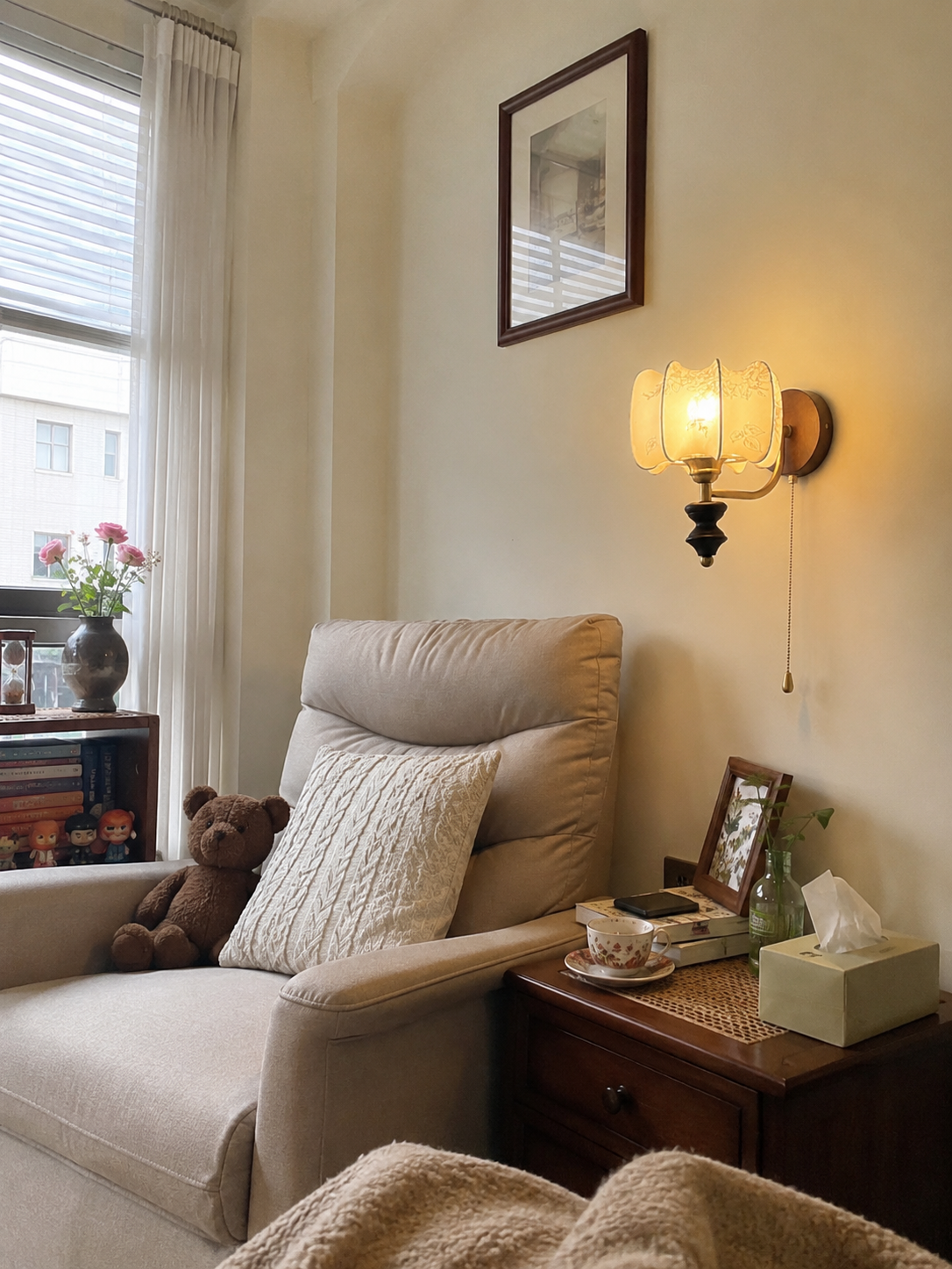 Marceline | Pleated Glass Wall Sconce