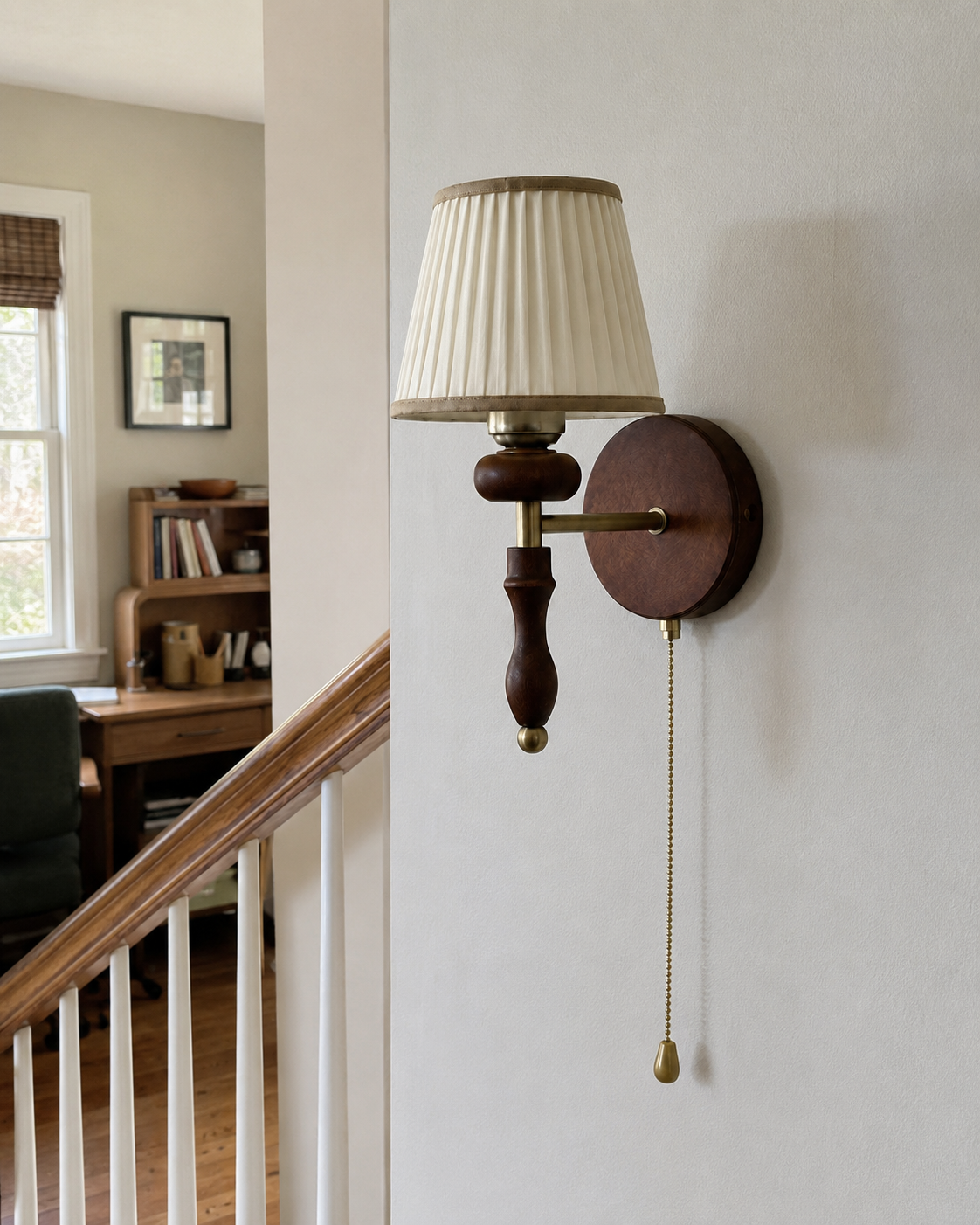 Desmond | Pleated Fabric Wall Sconce