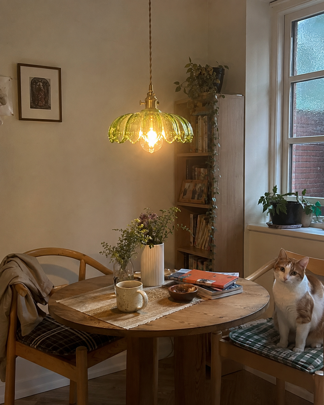 Marguerite | Cafe Glass Pendant
