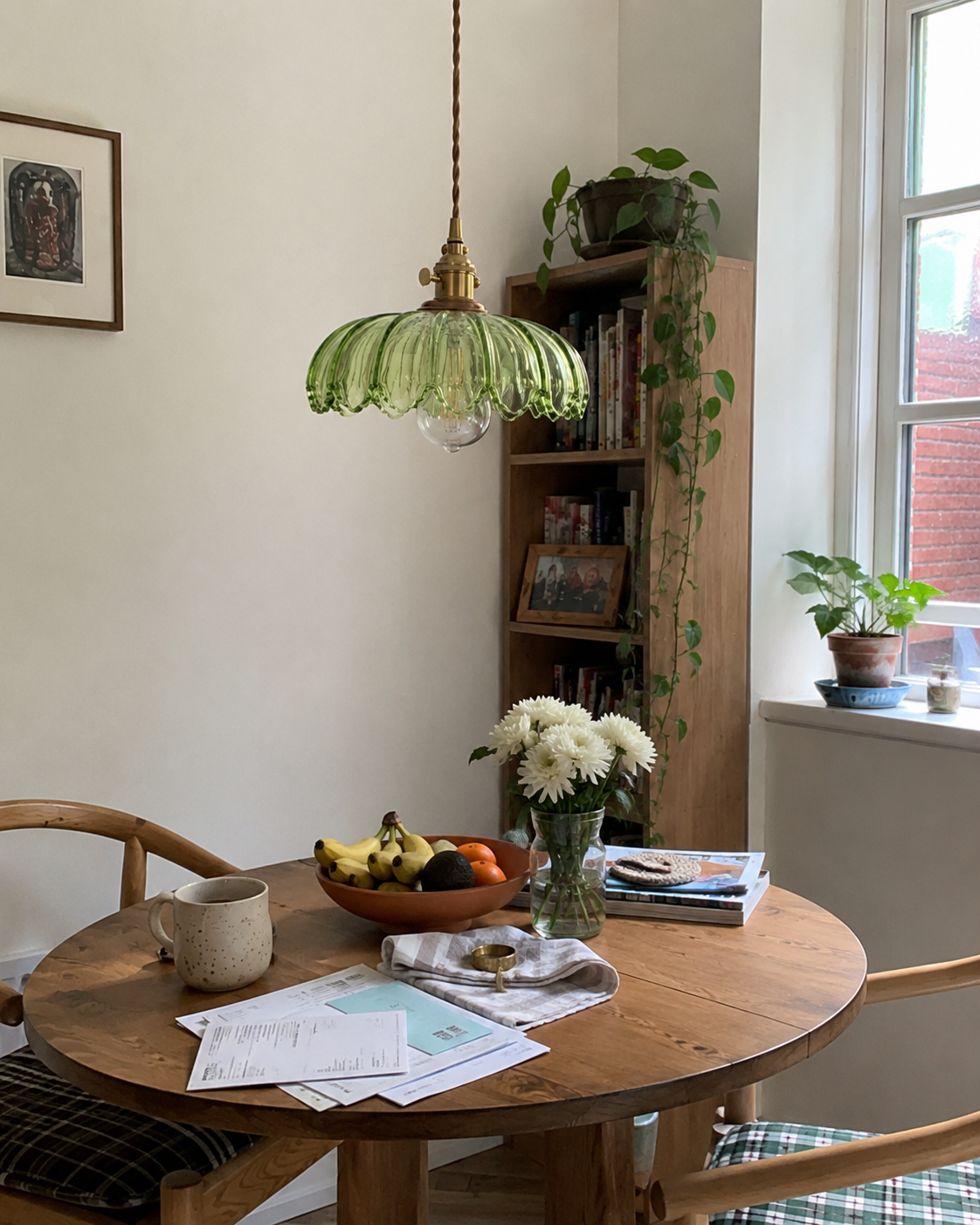 Marguerite | Cafe Glass Pendant