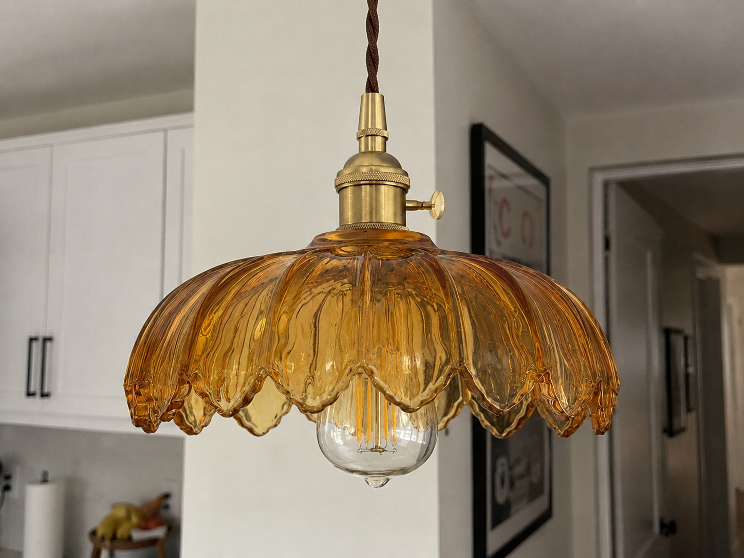 Marguerite | Cafe Glass Pendant