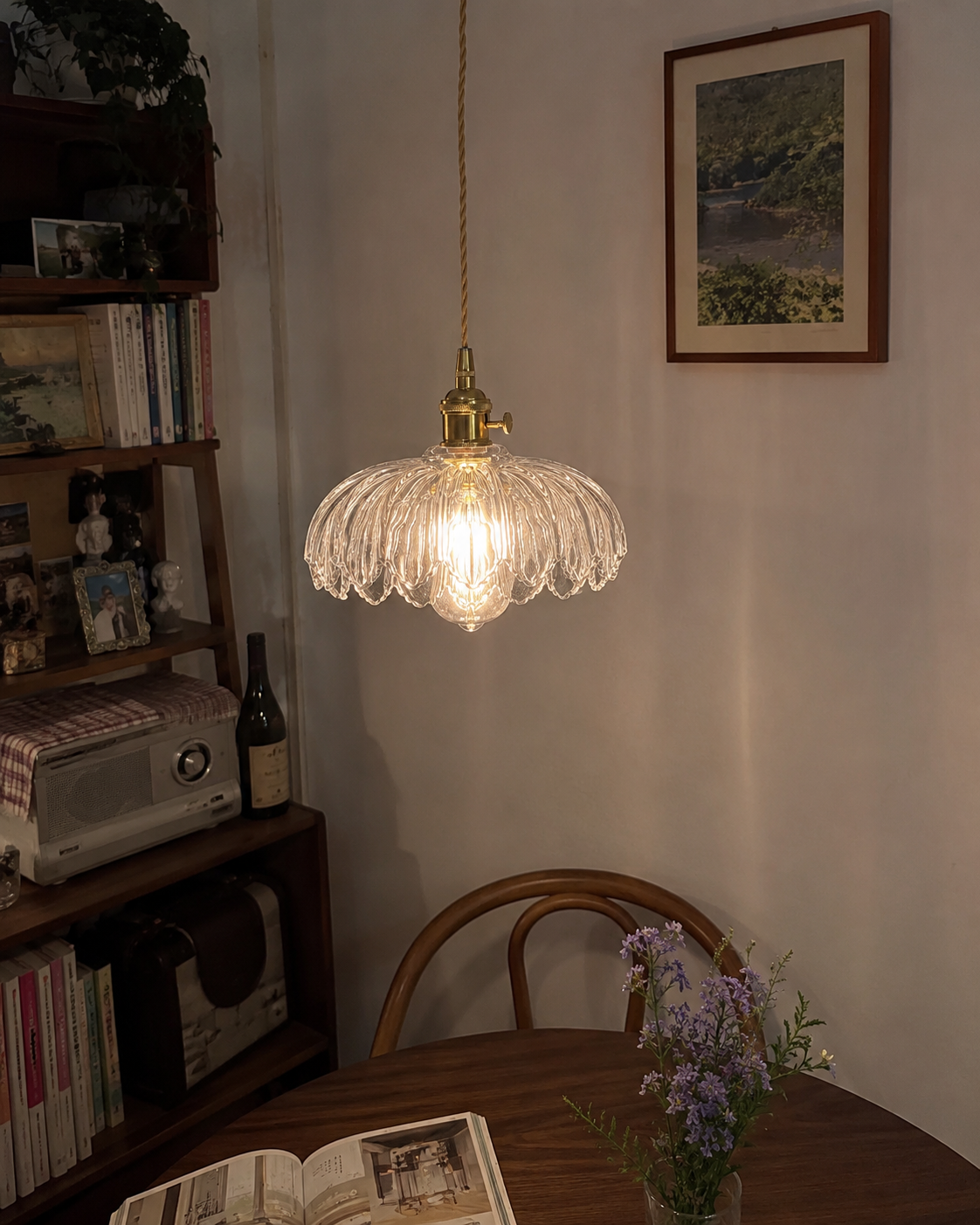 Marguerite | Cafe Glass Pendant