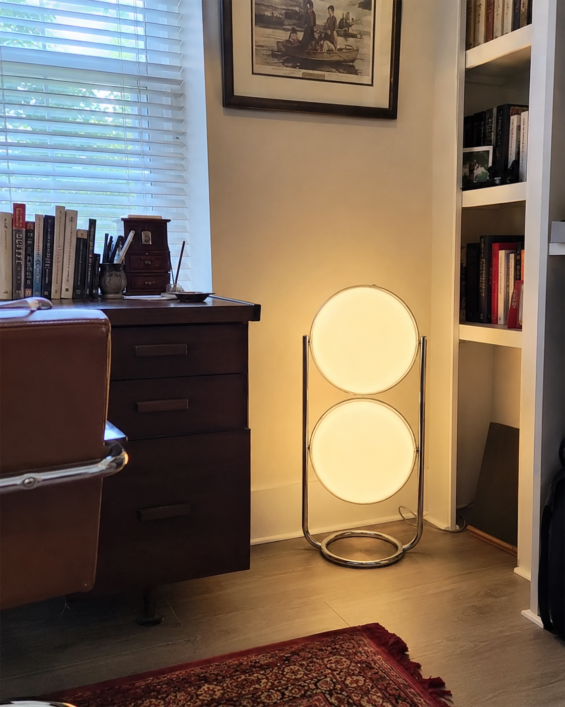Rune | Bauhaus Acrylic Globe Floor Lamp