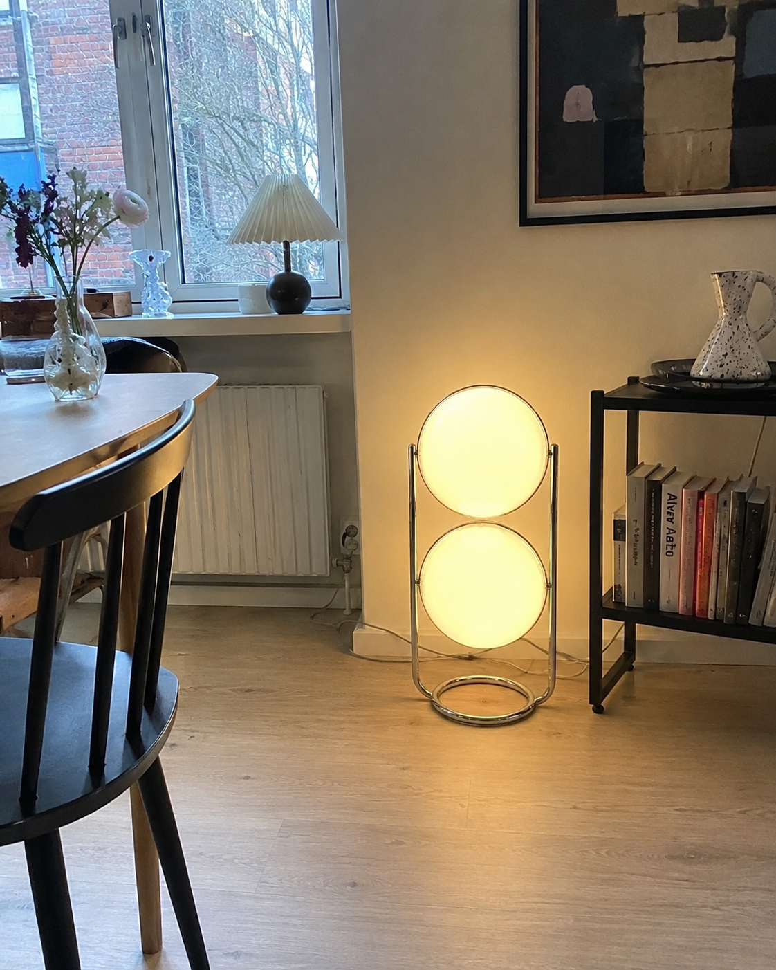 Rune | Bauhaus Acrylic Globe Floor Lamp