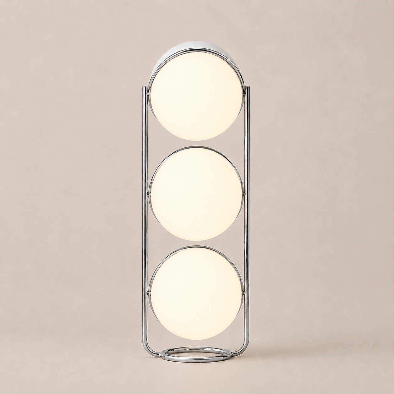 Rune | Bauhaus Acrylic Globe Floor Lamp