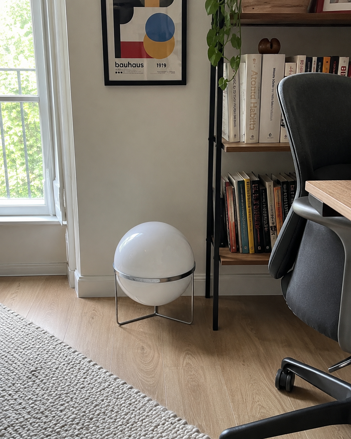 Elias | Bauhaus Acrylic Globe Table Lamp