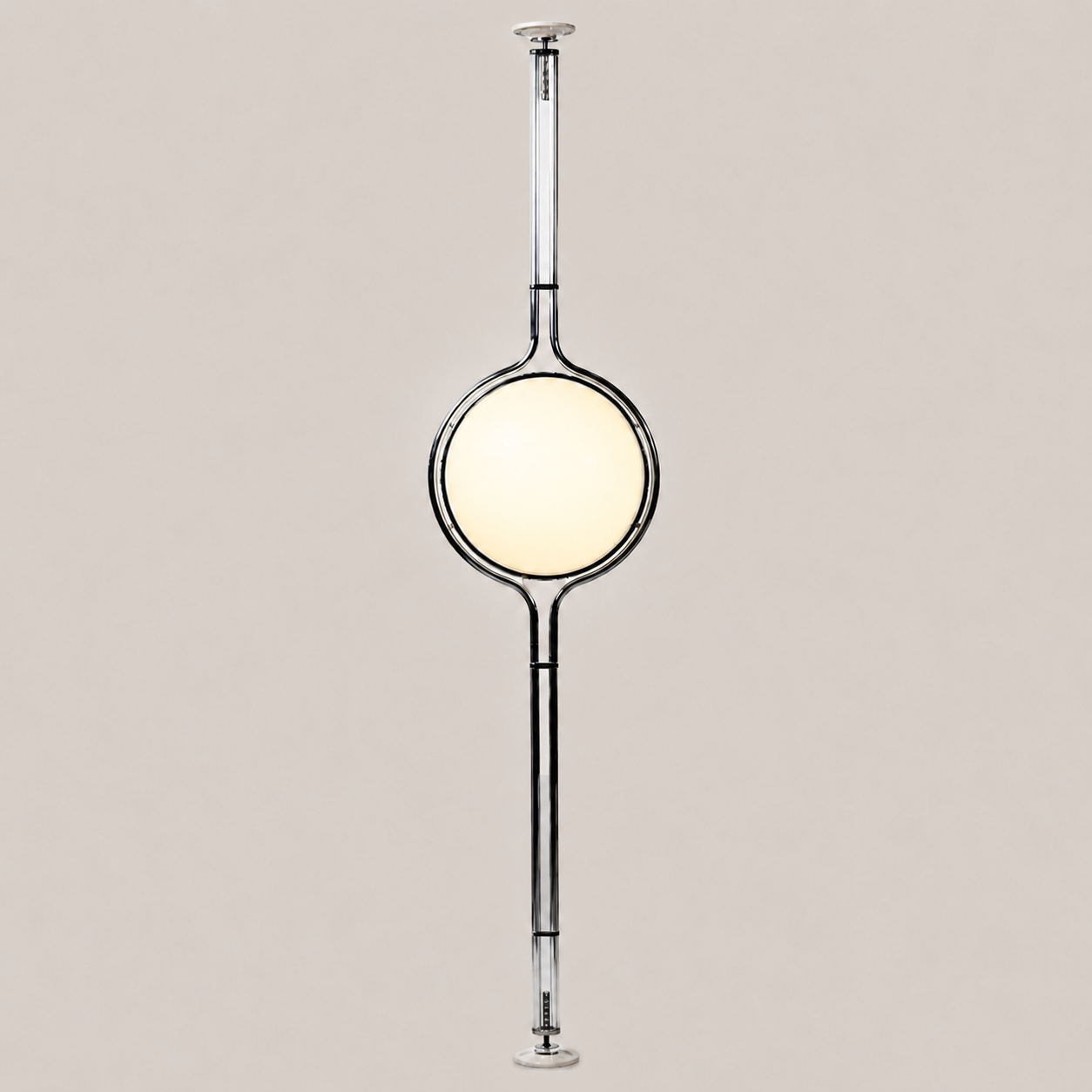 Emeric | Bauhaus Acrylic Globe Arc Floor Lamp