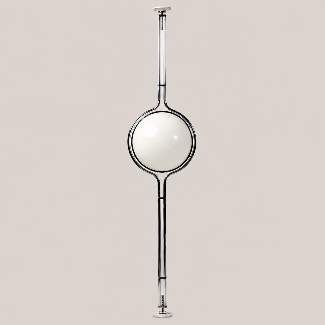 Emeric | Bauhaus Acrylic Globe Arc Floor Lamp