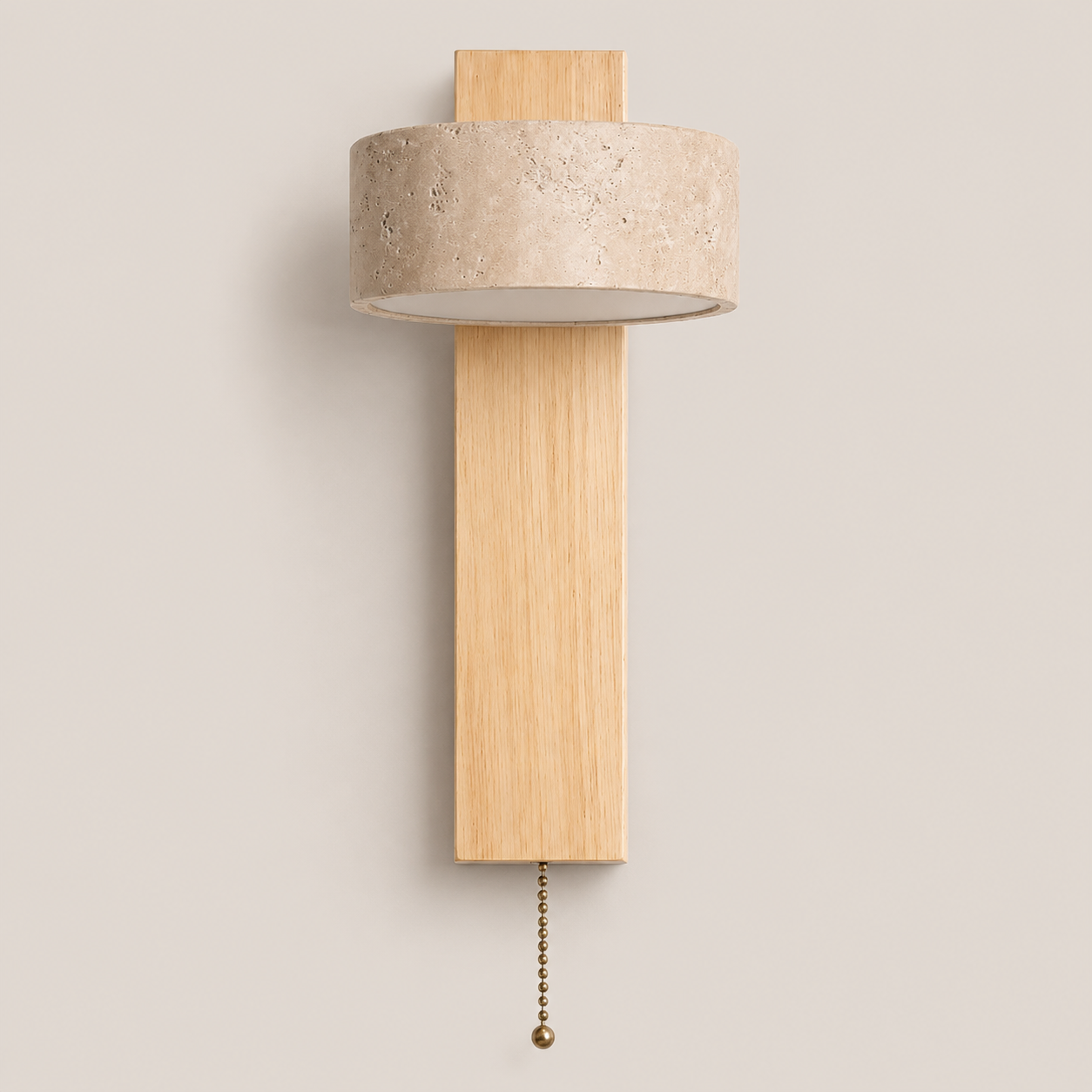 Hugo | Travertine Stone Wall Lamp