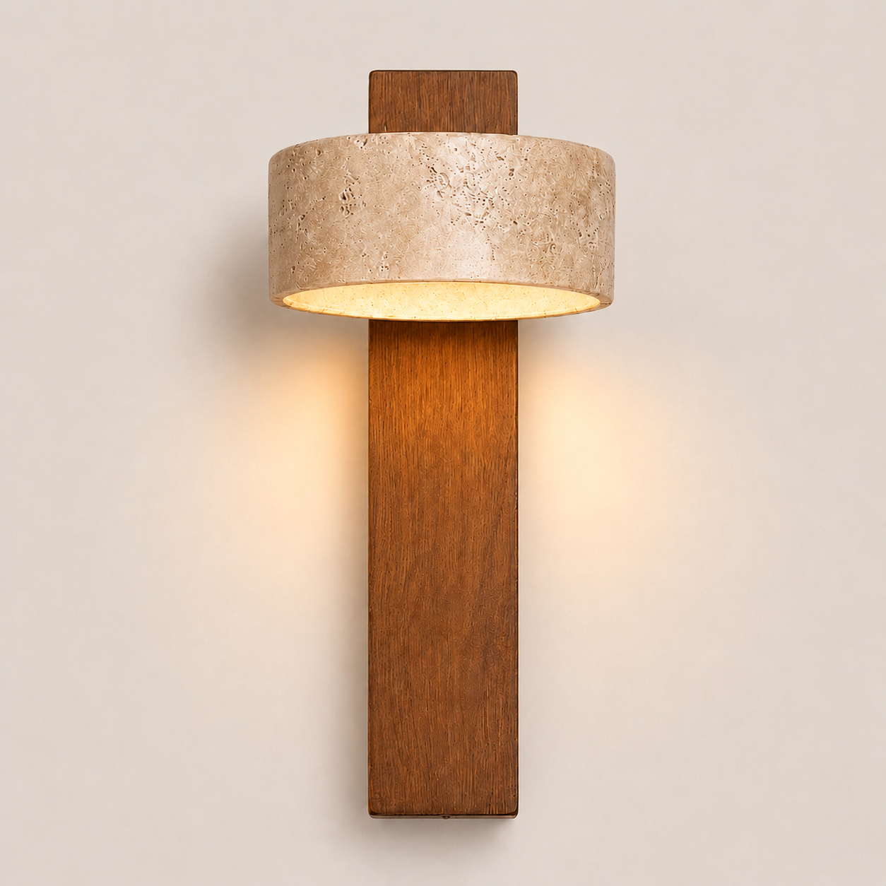 Hugo | Travertine Stone Wall Lamp