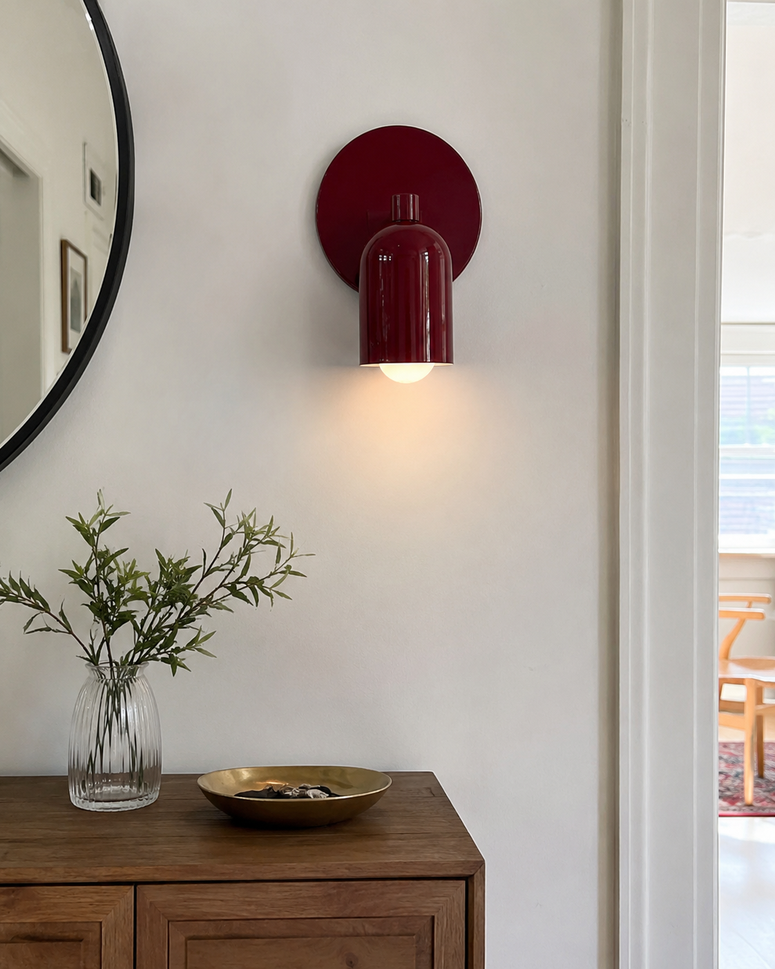 Saga | Nordic Glass Wall Sconce
