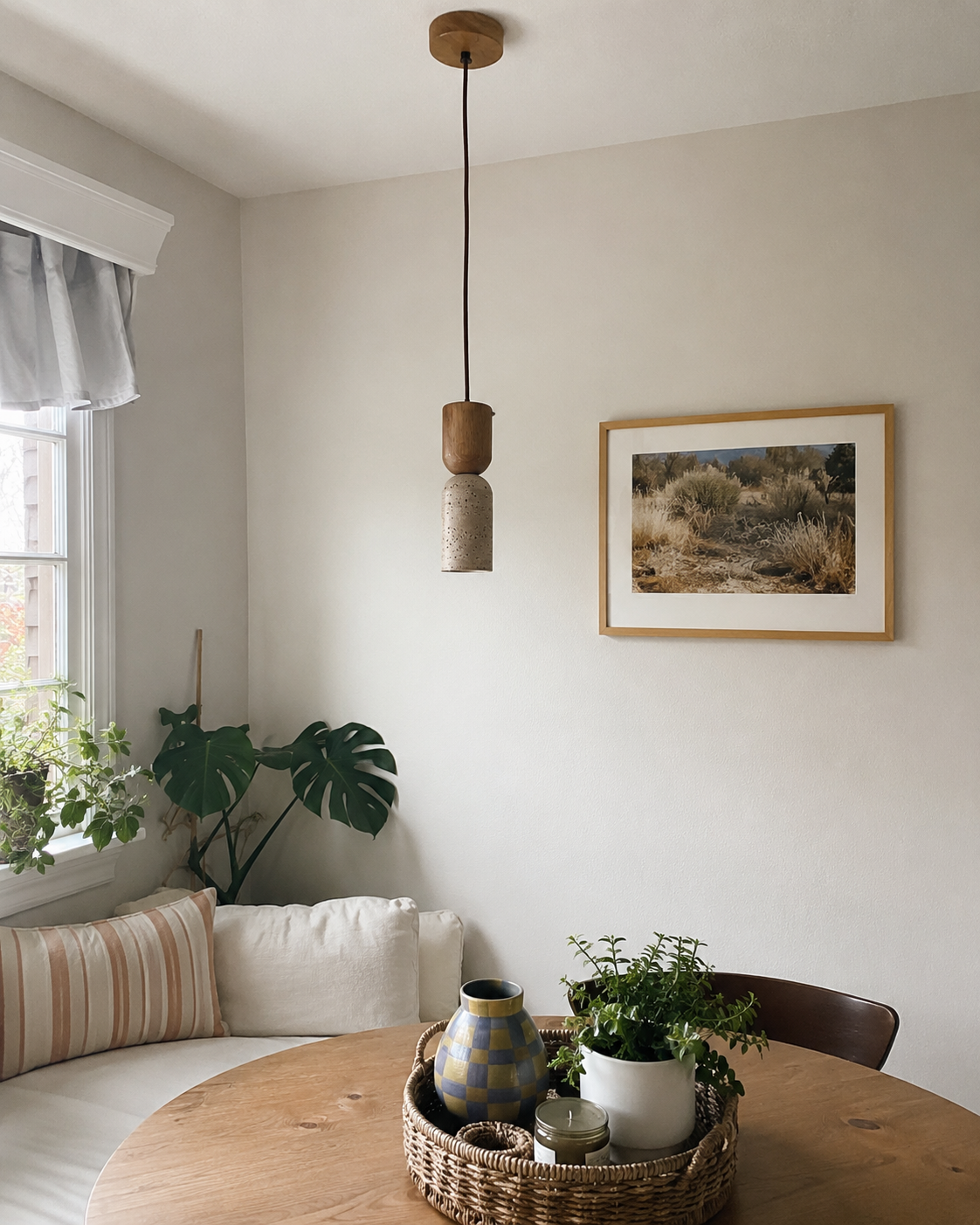 Atlas | Japanese Wabi-Sabi Stone Pendant Light